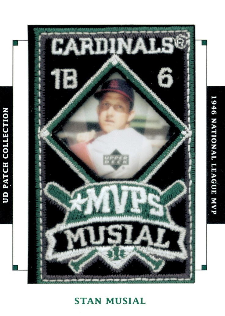 2003 UD Patch Collection MVP's #MVP20 Stan Musial 46 MVP