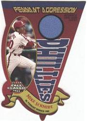 2003 Fleer Fall Classics Pennant Aggression Game Used #MS Mike Schmidt Jsy