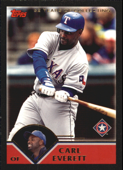 2003 Topps Black #163 Carl Everett