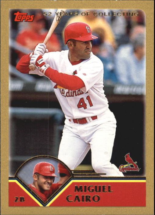 2003 Topps Gold #606 Miguel Cairo
