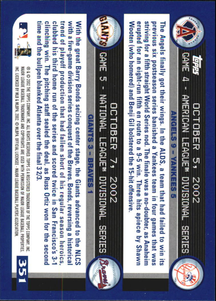 B6848- 2003 Topps Home Team Advantage BB 252-501 -You Pick- 15+ FREE US SHIP - Picture 187 of 487