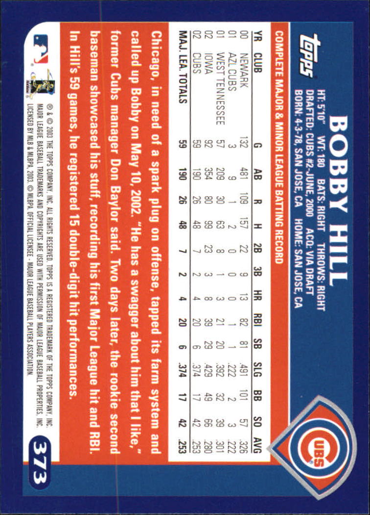 B6848- 2003 Topps Home Team Advantage BB 252-501 -You Pick- 15+ FREE US SHIP - Picture 231 of 487
