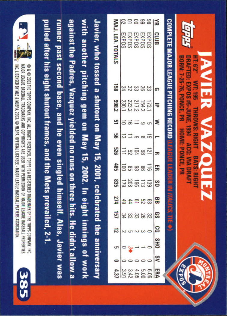 B6848- 2003 Topps Home Team Advantage BB 252-501 -You Pick- 15+ FREE US SHIP - Picture 255 of 487