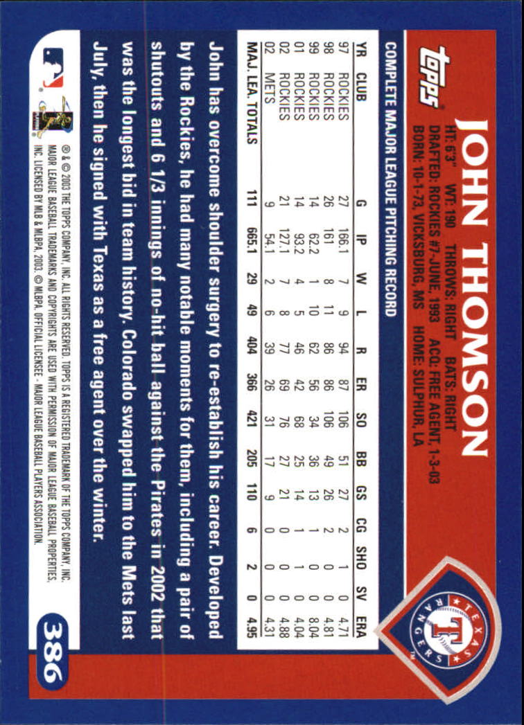 B6848- 2003 Topps Home Team Advantage BB 252-501 -You Pick- 15+ FREE US SHIP - Picture 257 of 487