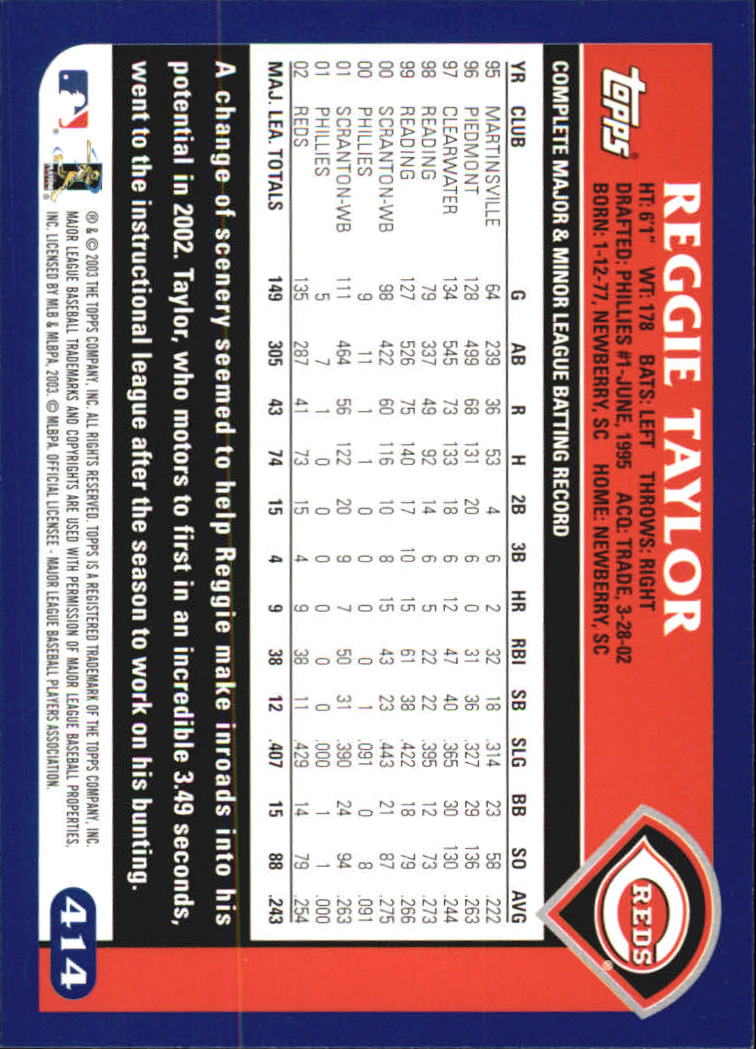 B6848- 2003 Topps Home Team Advantage BB 252-501 -You Pick- 15+ FREE US SHIP - Picture 313 of 487
