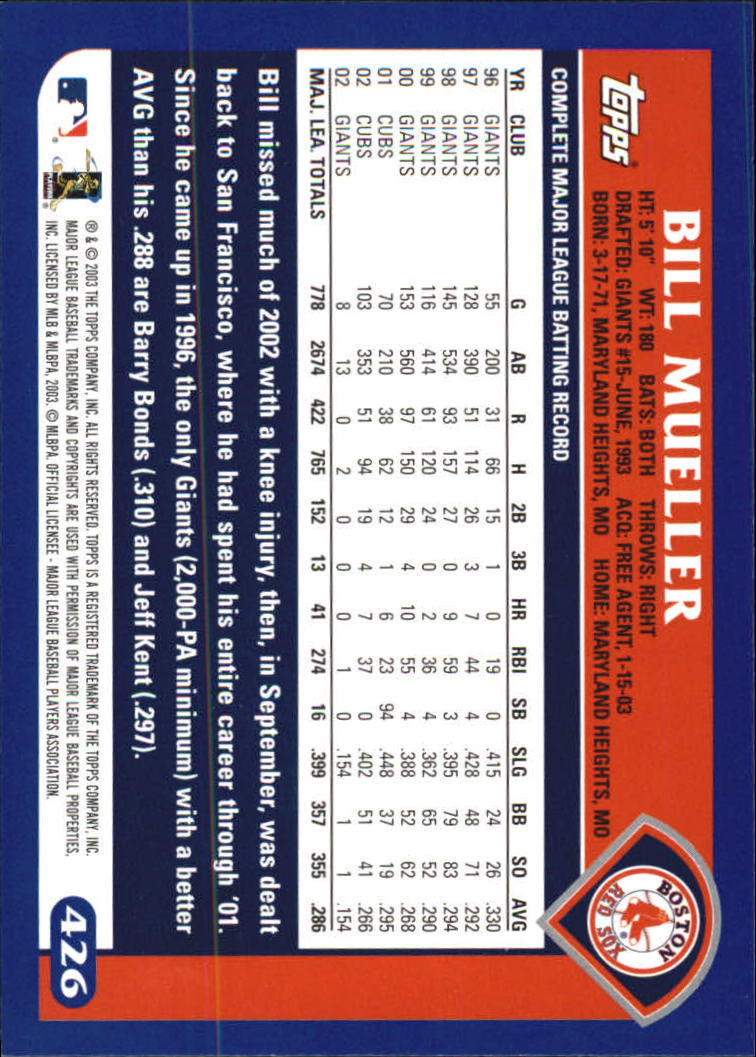 B6848- 2003 Topps Home Team Advantage BB 252-501 -You Pick- 15+ FREE US SHIP - Picture 337 of 487