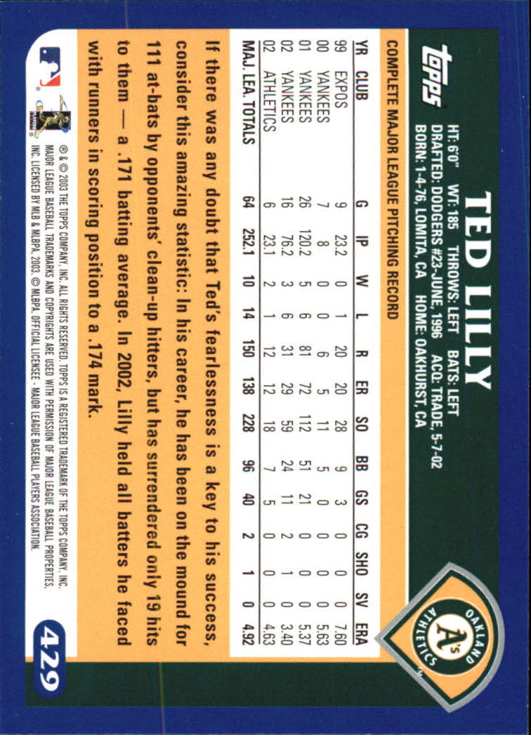 B6848- 2003 Topps Home Team Advantage BB 252-501 -You Pick- 15+ FREE US SHIP - Picture 343 of 487