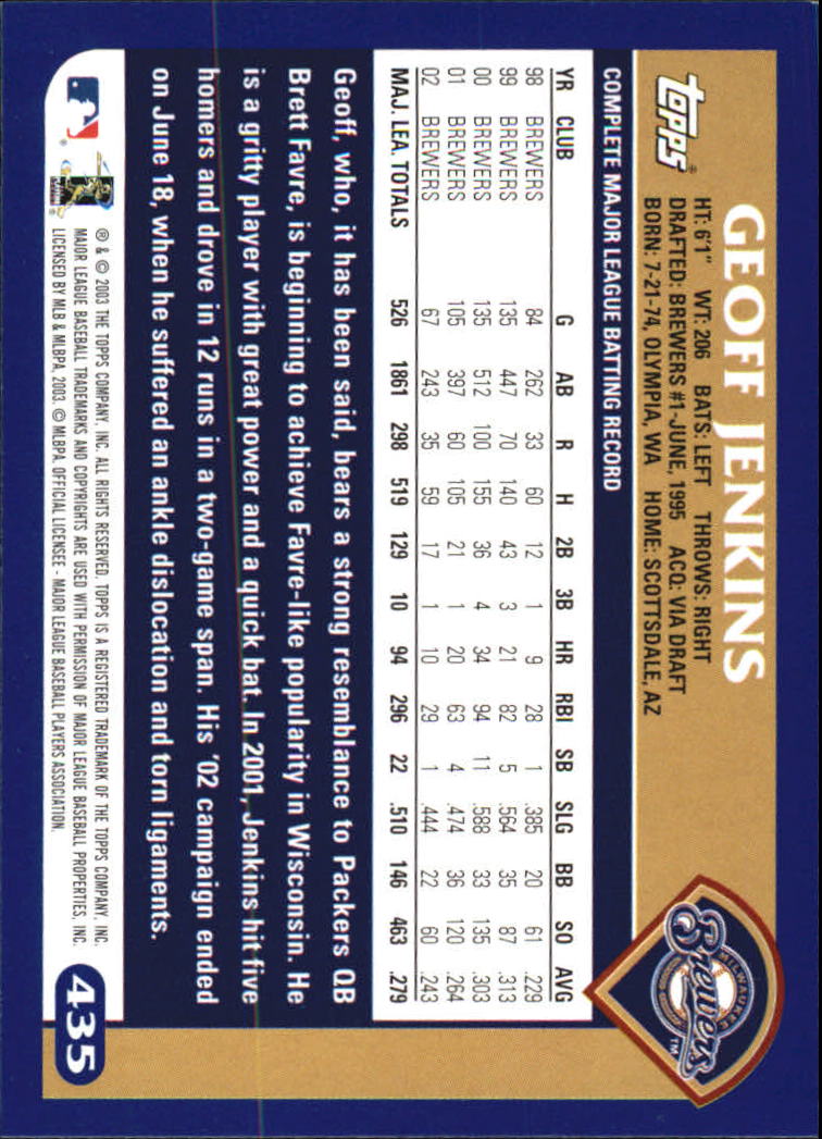 B6848- 2003 Topps Home Team Advantage BB 252-501 -You Pick- 15+ FREE US SHIP - Picture 355 of 487