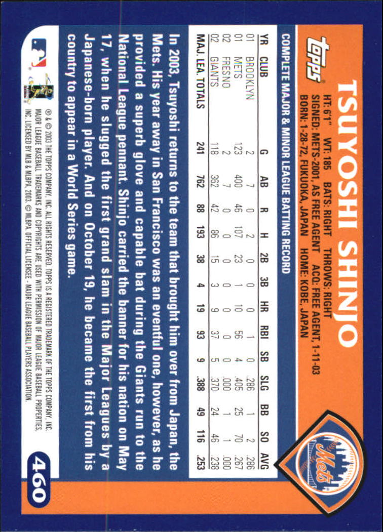 B6848- 2003 Topps Home Team Advantage BB 252-501 -You Pick- 15+ FREE US SHIP - Picture 405 of 487