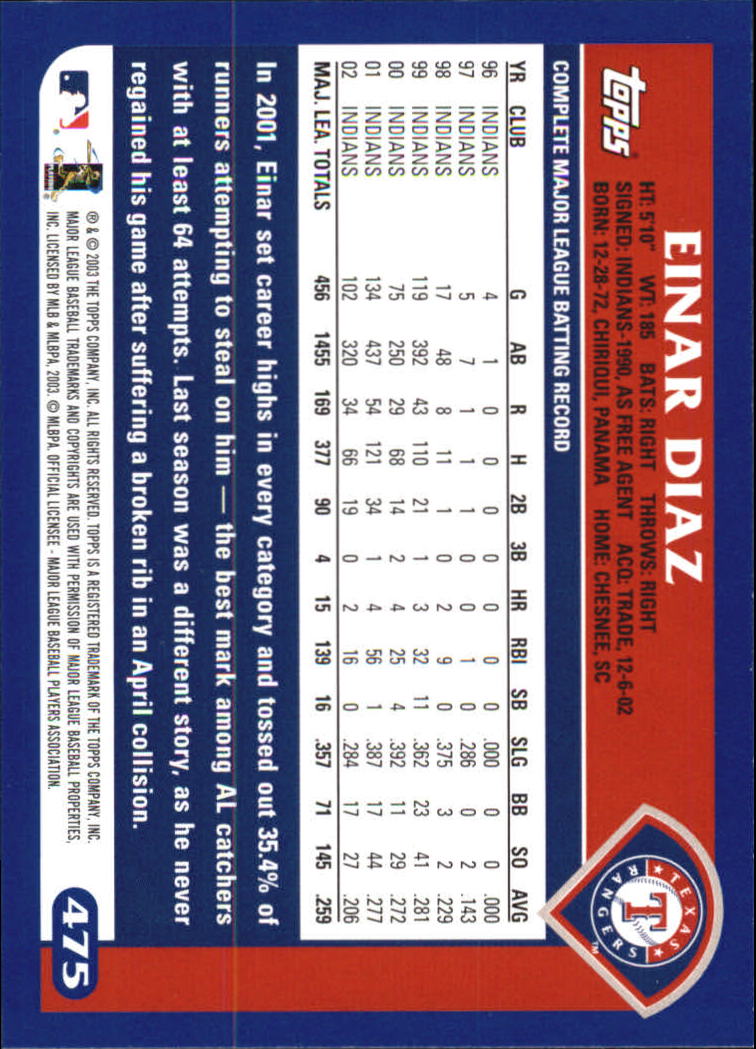 B6848- 2003 Topps Home Team Advantage BB 252-501 -You Pick- 15+ FREE US SHIP - Picture 435 of 487