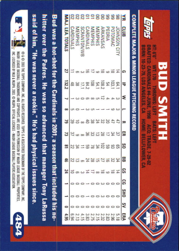 B6848- 2003 Topps Home Team Advantage BB 252-501 -You Pick- 15+ FREE US SHIP - Picture 453 of 487
