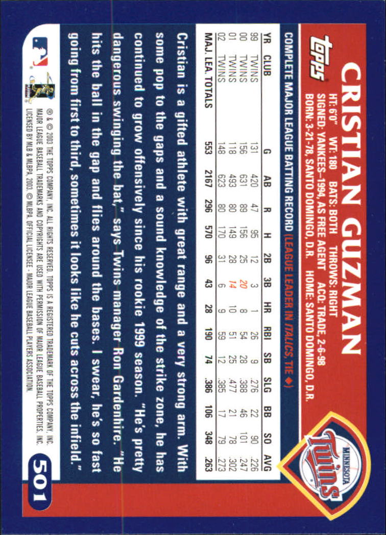 B6848- 2003 Topps Home Team Advantage BB 252-501 -You Pick- 15+ FREE US SHIP - Picture 487 of 487