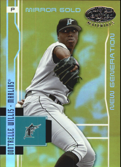 2003 Leaf Certified Materials Mirror Gold #253 Dontrelle Willis NG