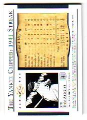 2003 Upper Deck Play Ball Yankee Clipper 1941 Streak #S4 Joe DiMaggio 41