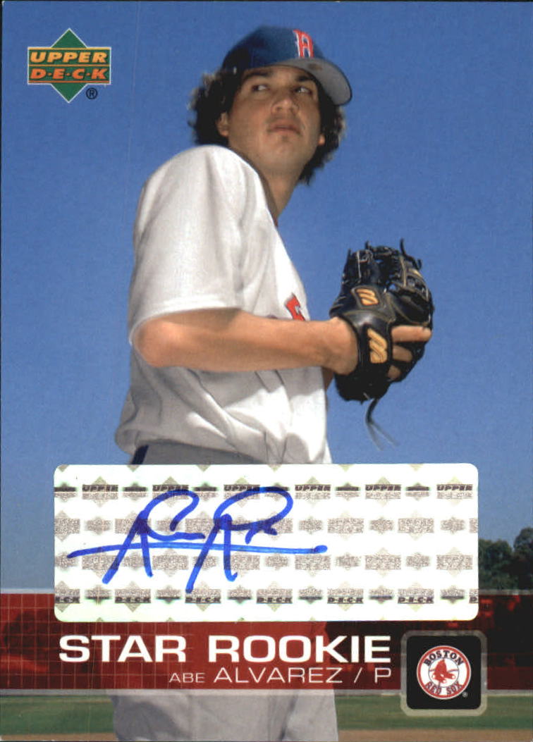 2003 Upper Deck Prospect Premieres Autographs #P6 Abe Alvarez