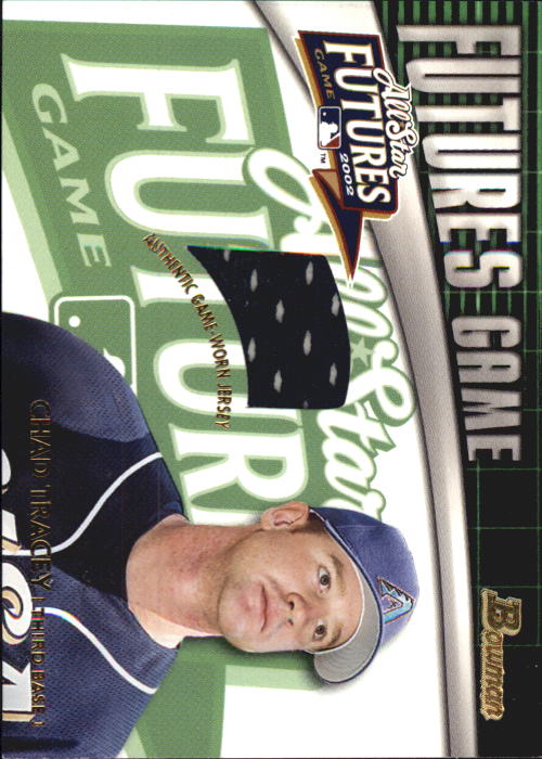 2003 Bowman Futures Game Gear Jersey Relics #CT Chad Tracy