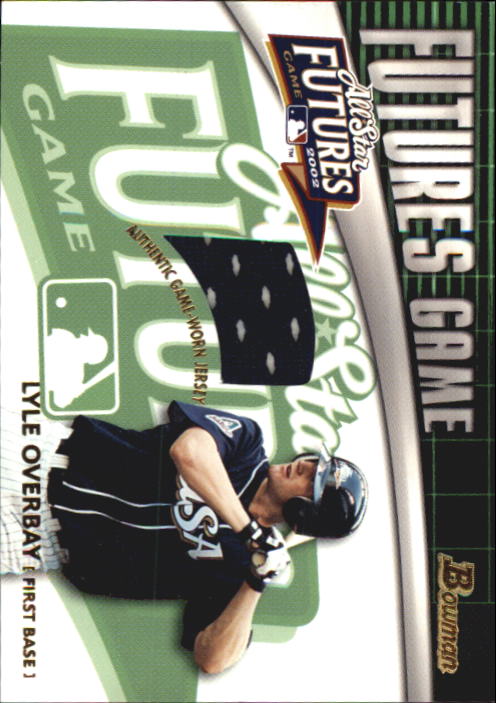 2003 Bowman Futures Game Gear Jersey Relics #LO Lyle Overbay