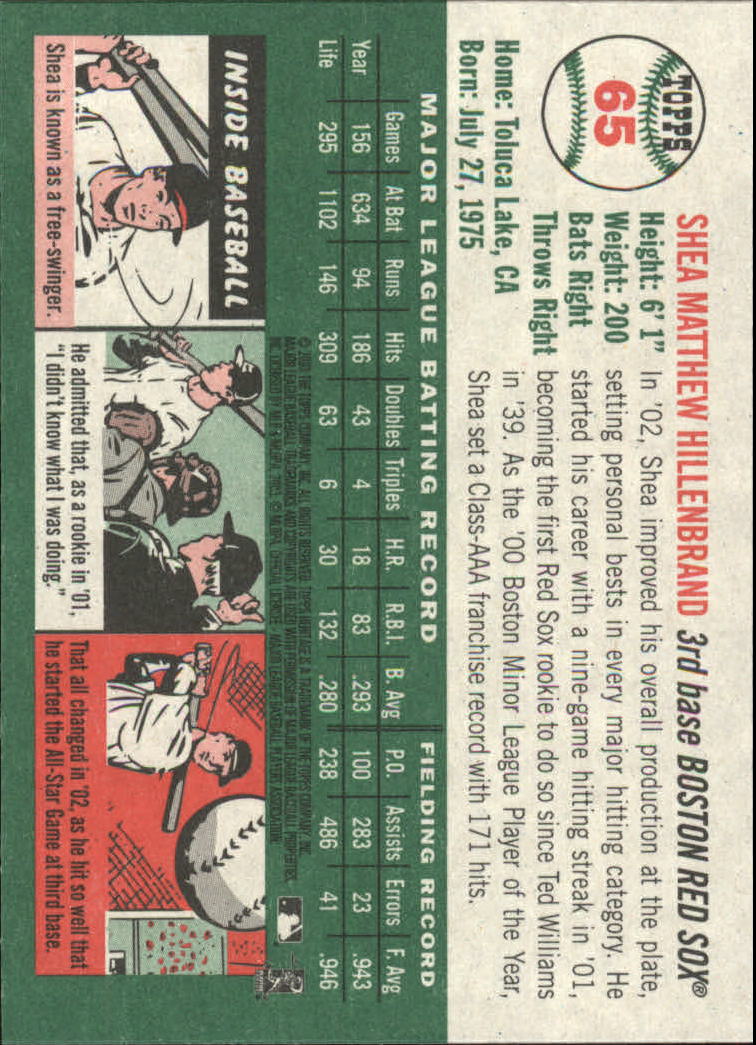 B0446- 2003 Topps Heritage Baseball Karte #S 1-261 -du Pick- 15 + Gratis US Ship - Bild 115 von 454