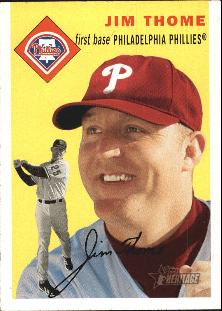 2003 Topps Heritage #190A Jim Thome New Logo