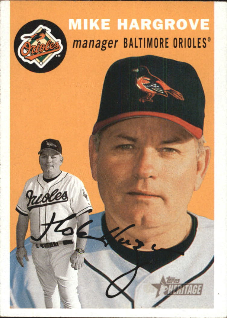 2003 Topps Heritage #203 Mike Hargrove MG