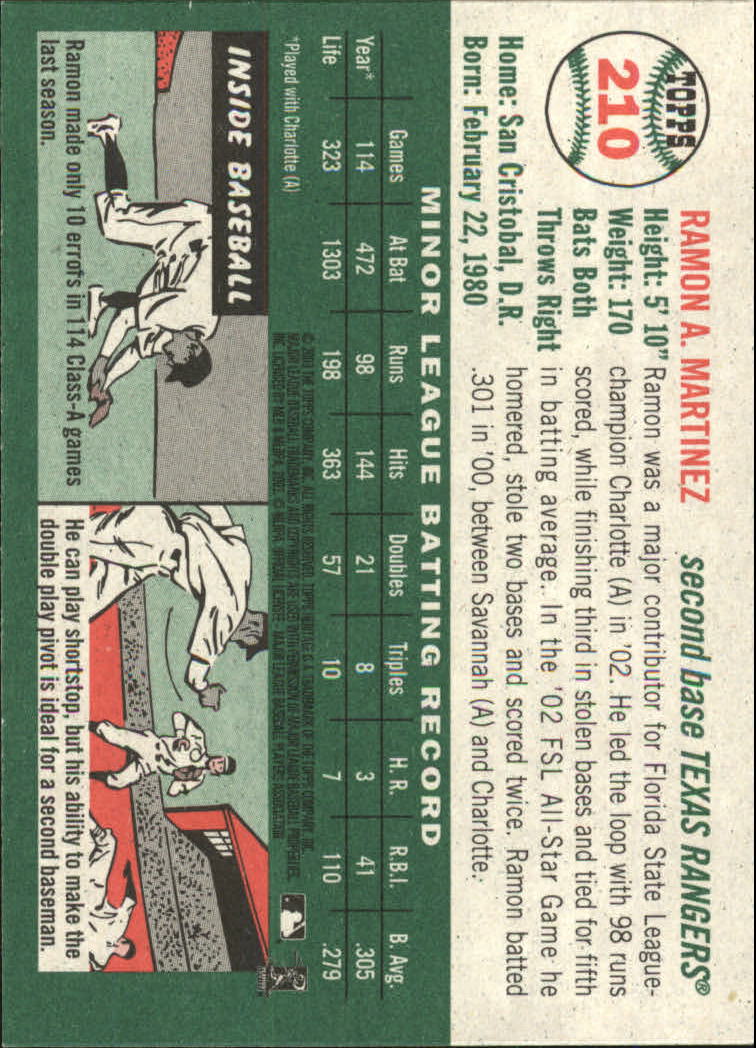 B0446- 2003 Topps Heritage Baseball Karte #S 1-261 -du Pick- 15 + Gratis US Ship - Bild 356 von 454
