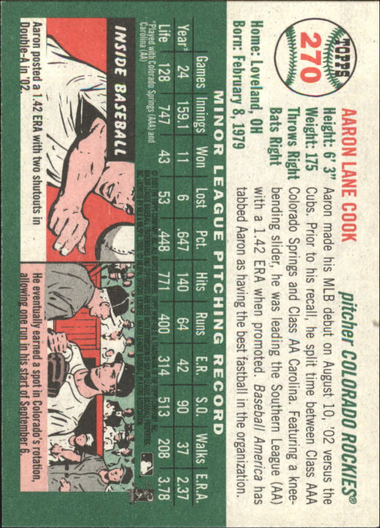 B0446- 2003 Topps Heritage BB #s 262-450 +Inserts -You Pick- 15+ FREE US SHIP - Picture 17 of 205