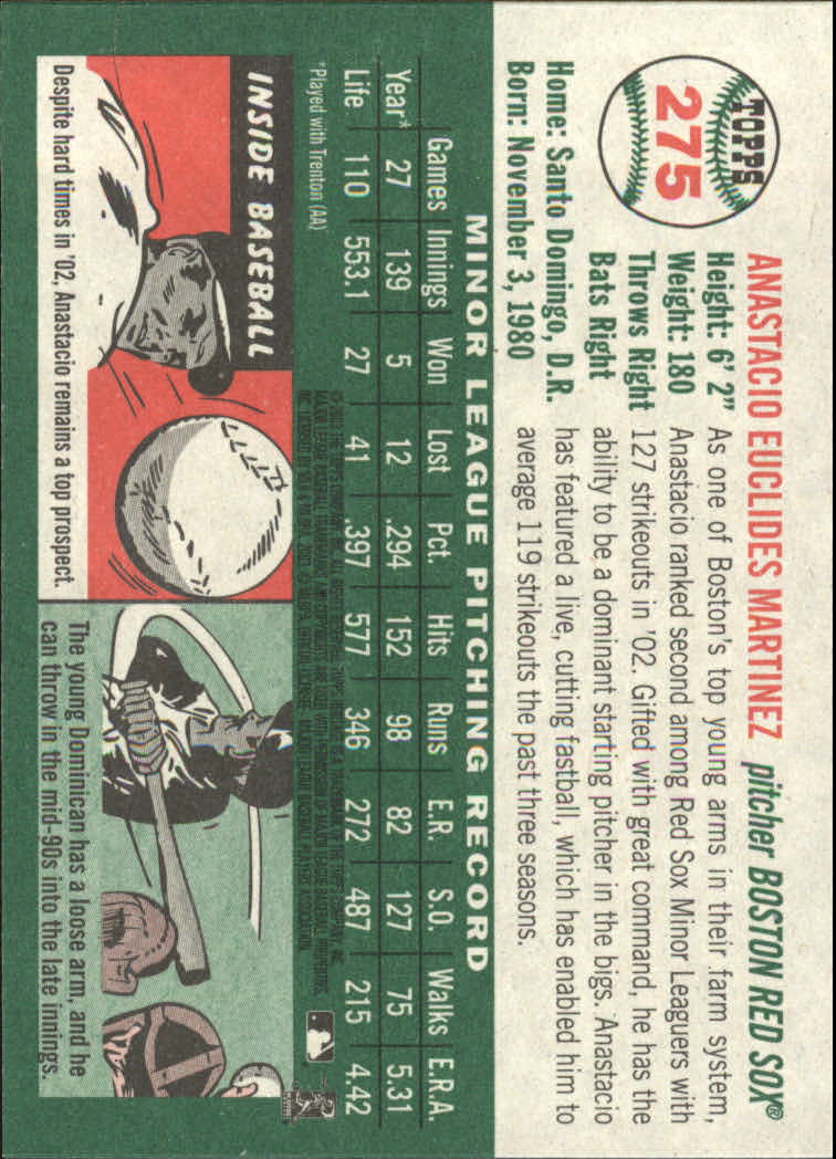 B0446- 2003 Topps Heritage BB #s 262-450 +Inserts -You Pick- 15+ FREE US SHIP - Picture 27 of 205