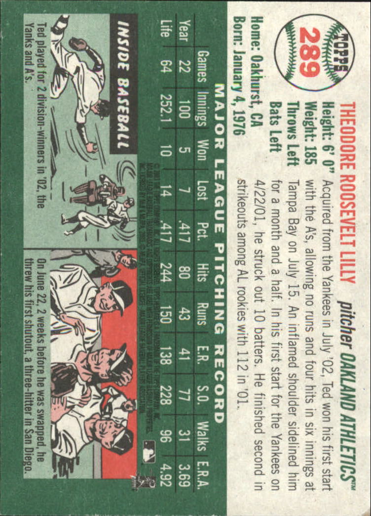 B0446- 2003 Topps Heritage BB #s 262-450 +Inserts -You Pick- 15+ FREE US SHIP - Picture 51 of 205