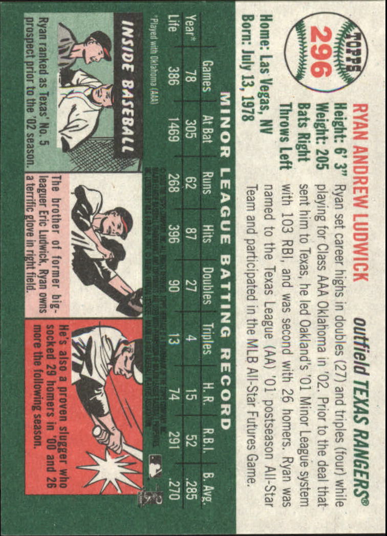 B0446- 2003 Topps Heritage BB #s 262-450 +Inserts -You Pick- 15+ FREE US SHIP - Picture 65 of 205