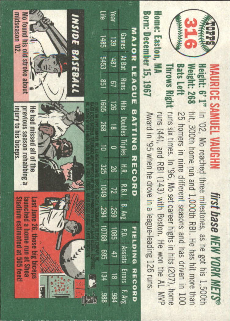 B0446- 2003 Topps Heritage BB #s 262-450 +Inserts -You Pick- 15+ FREE US SHIP - Picture 105 of 205