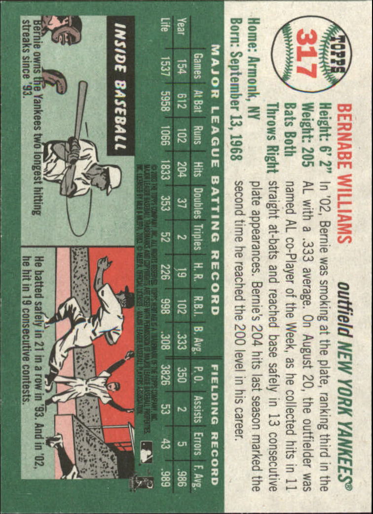 B0446- 2003 Topps Heritage BB #s 262-450 +Inserts -You Pick- 15+ FREE US SHIP - Picture 107 of 205