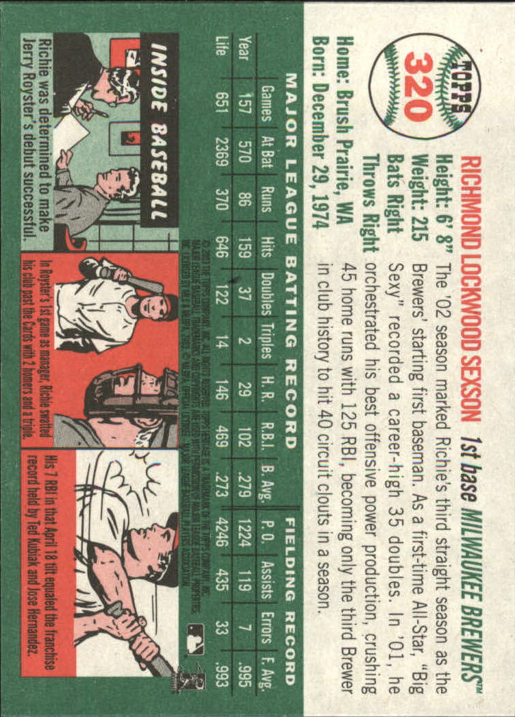 B0446- 2003 Topps Heritage BB #s 262-450 +Inserts -You Pick- 15+ FREE US SHIP - Picture 113 of 205