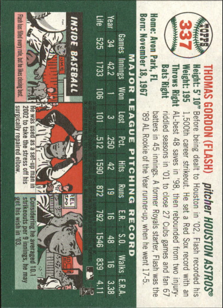 B0446- 2003 Topps Heritage BB #s 262-450 +Inserts -You Pick- 15+ FREE US SHIP - Picture 145 of 205