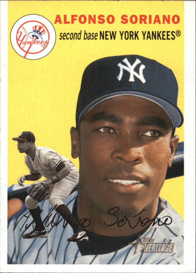 2003 Topps Heritage #340A Alfonso Soriano Yellow
