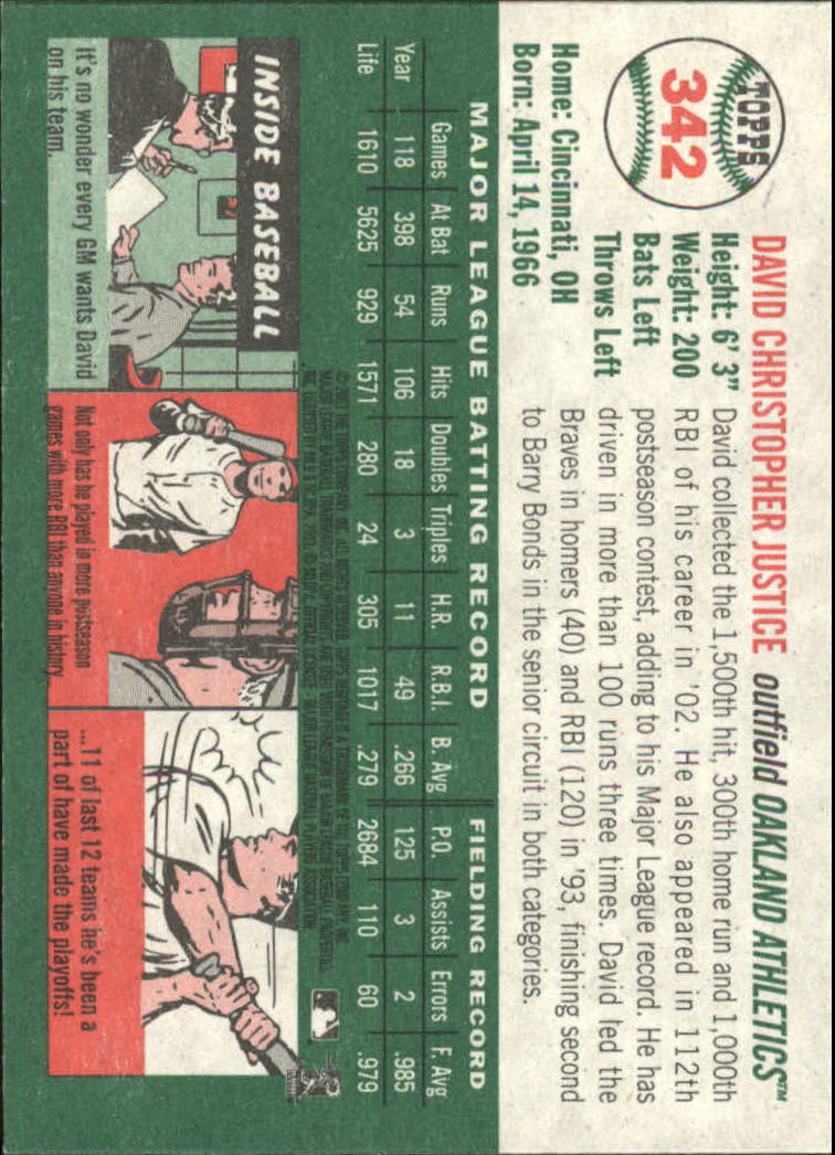 B0446- 2003 Topps Heritage BB #s 262-450 +Inserts -You Pick- 15+ FREE US SHIP - Picture 157 of 205