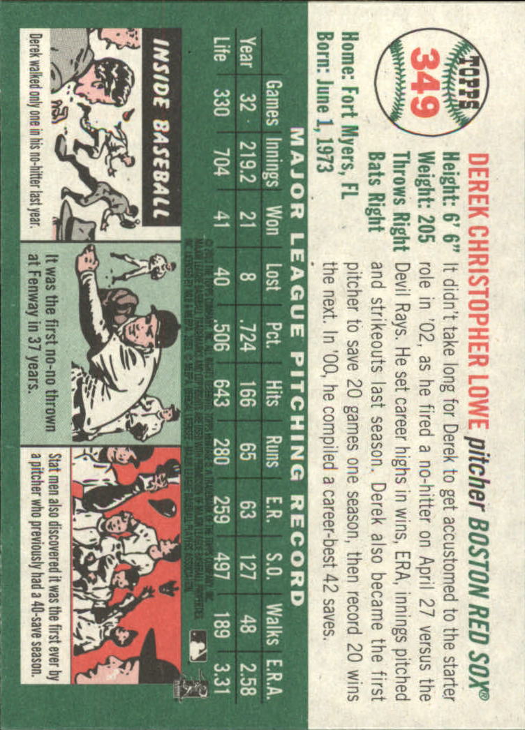 B0446- 2003 Topps Heritage BB #s 262-450 +Inserts -You Pick- 15+ FREE US SHIP - Picture 169 of 205