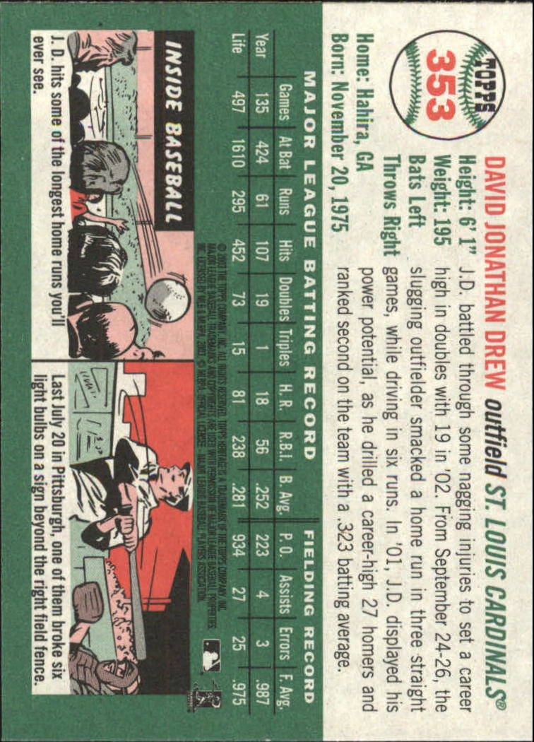 B0446- 2003 Topps Heritage BB #s 262-450 +Inserts -You Pick- 15+ FREE US SHIP - Picture 177 of 205