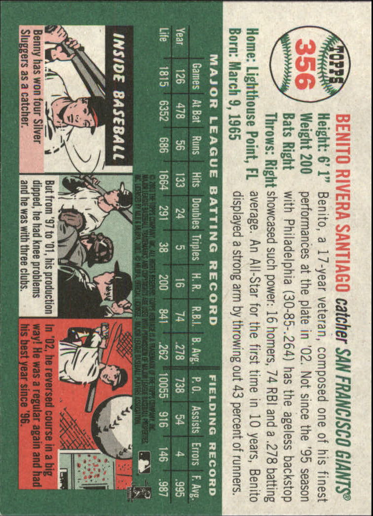 B0446- 2003 Topps Heritage BB #s 262-450 +Inserts -You Pick- 15+ FREE US SHIP - Picture 181 of 205