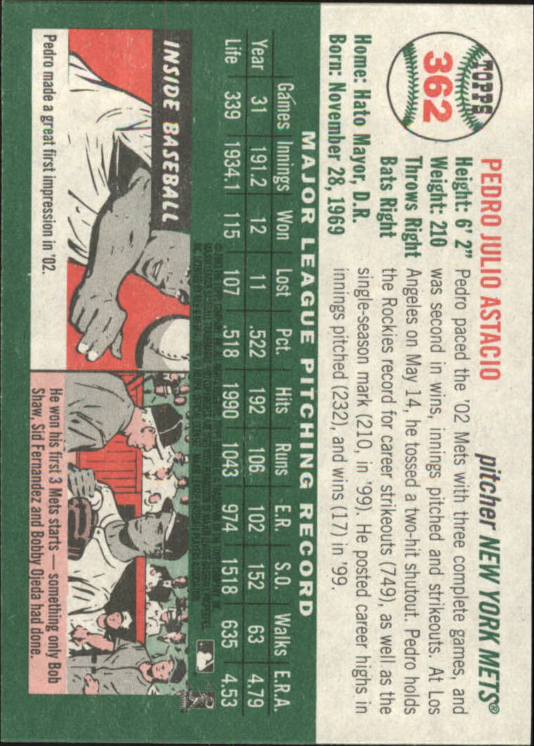 B0446- 2003 Topps Heritage BB #s 262-450 +Inserts -You Pick- 15+ FREE US SHIP - Picture 193 of 205