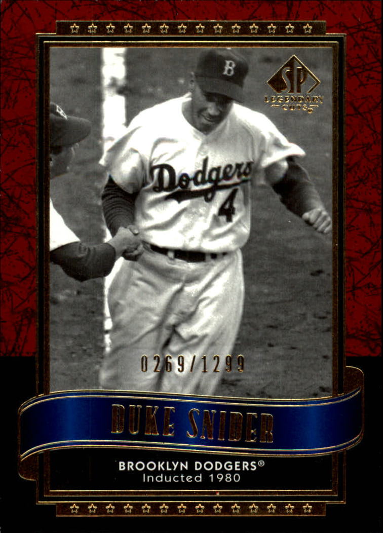 2003 SP Legendary Cuts #31 Duke Snider/1299