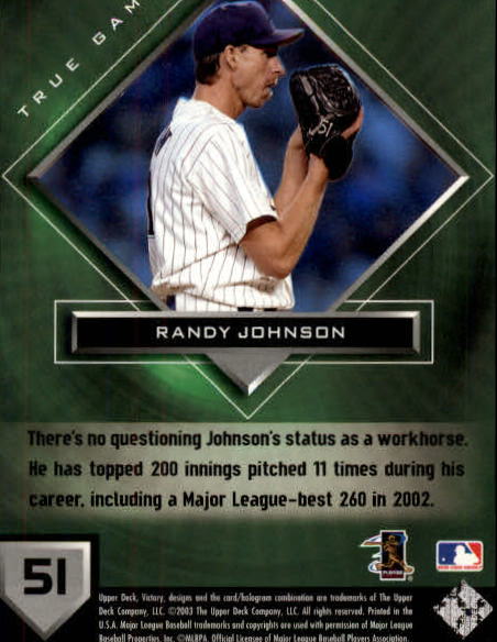 Randy Johnson cards (1990-2024) Mariners D-Backs Yankees Astros - You Choose - Picture 172 of 308