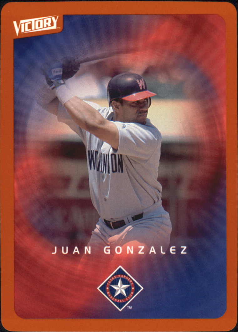 2003 Upper Deck Victory Tier 2 Orange #94 Juan Gonzalez