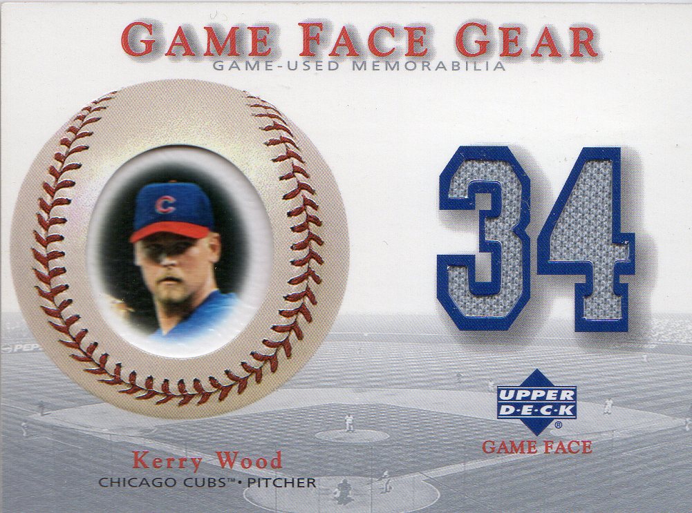 2003 Upper Deck Game Face Gear #KW Kerry Wood
