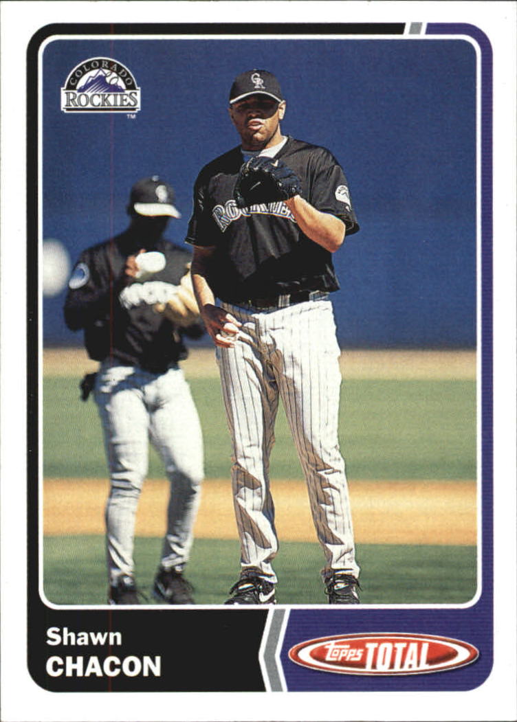 2003 Topps Total #92 Shawn Chacon