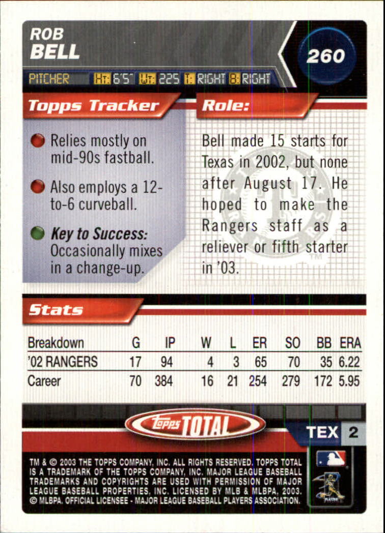 A9006- 2003 Topps Total Baseball Assorted Inserts -You Pick- 15+ FREE US SHIP - Picture 107 of 255