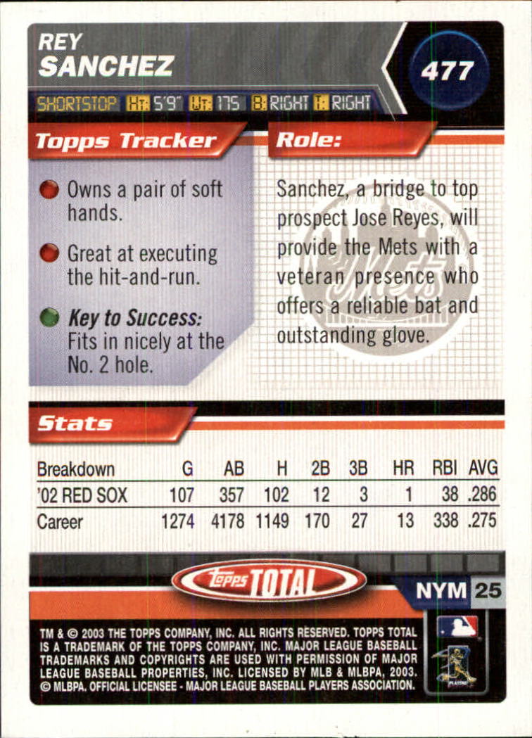 A9006- 2003 Topps Total Baseball Assorted Inserts -You Pick- 15+ FREE US SHIP - Picture 87 of 255