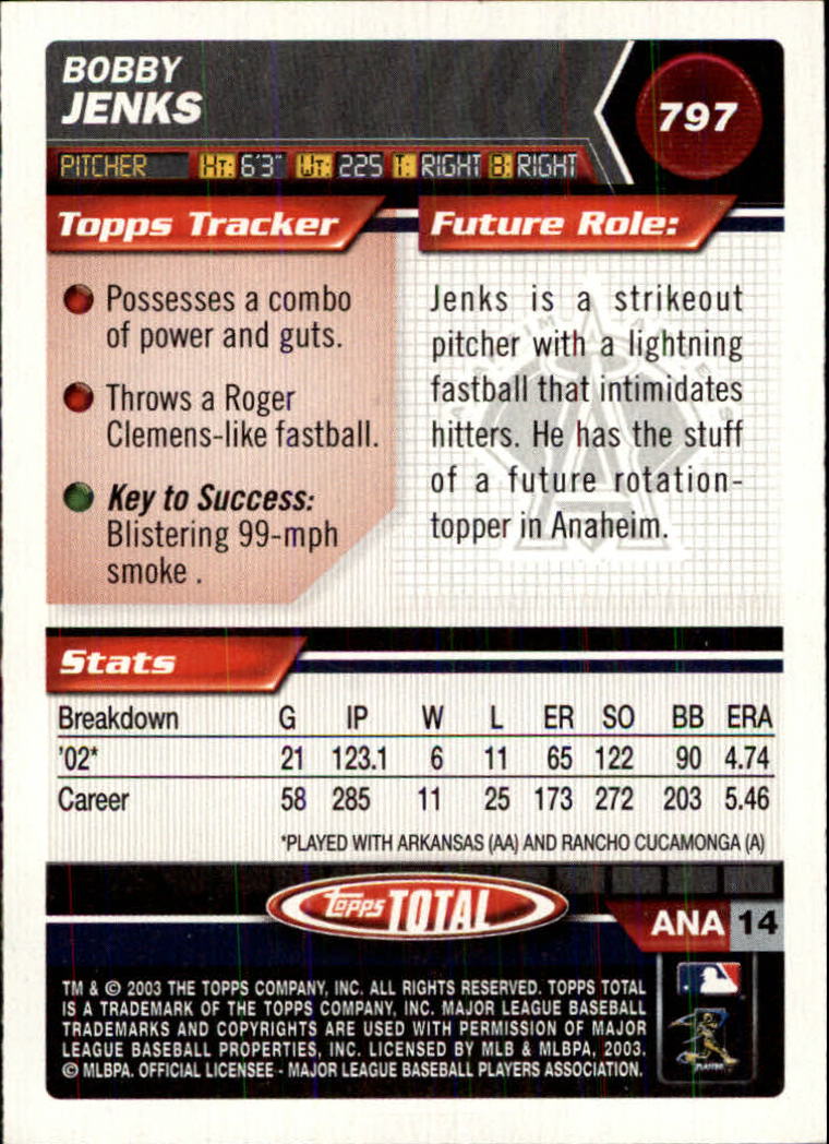 A9006- 2003 Topps Total Baseball Assorted Inserts -You Pick- 15+ FREE US SHIP - Picture 205 of 255