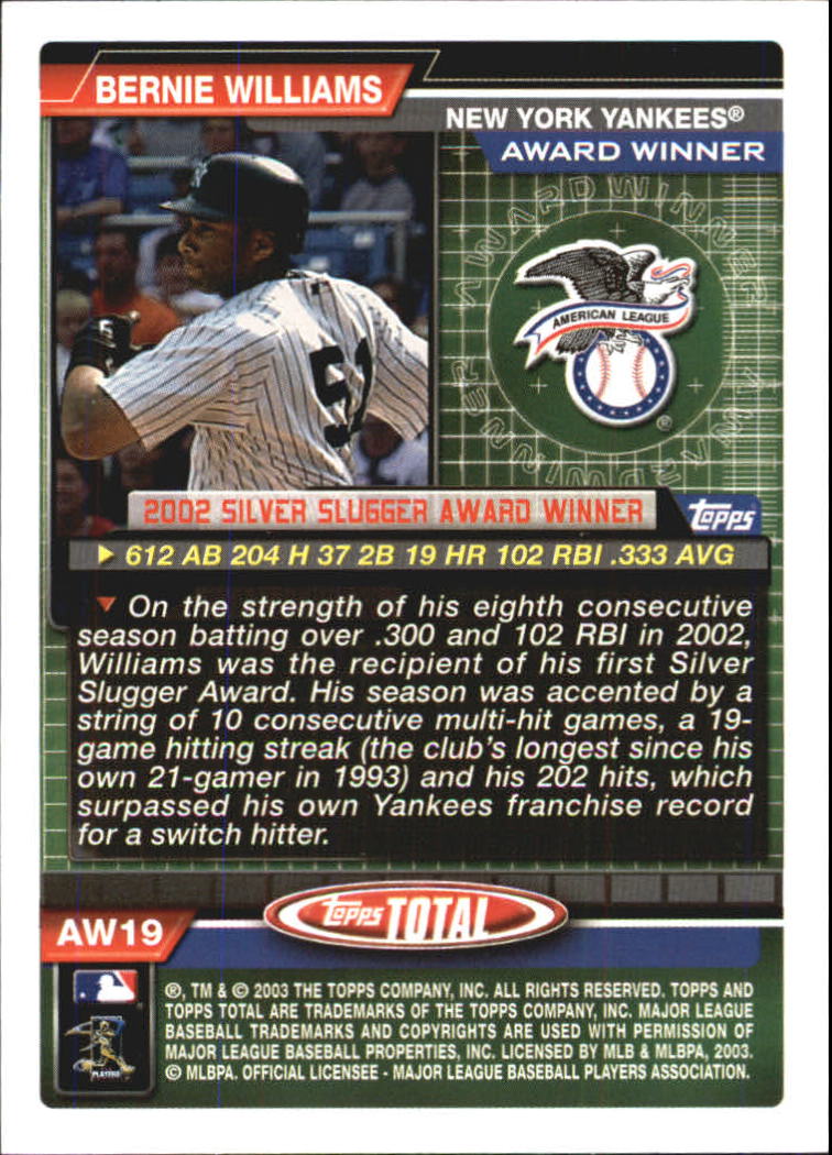 A9006- 2003 Topps Total Baseball Assorted Inserts -You Pick- 15+ FREE US SHIP - Picture 253 of 255