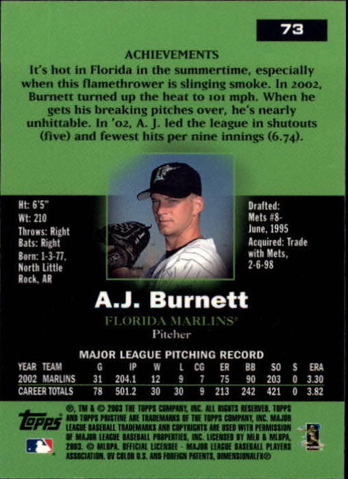 A6351- 2003 Topps Pristine BB Cards 1-190 +Inserts -You Pick- 15+ FREE US SHIP - Picture 109 of 253