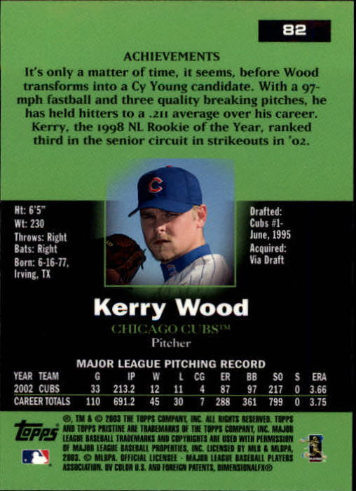 A6351- 2003 Topps Pristine BB Cards 1-190 +Inserts -You Pick- 15+ FREE US SHIP - Picture 123 of 253
